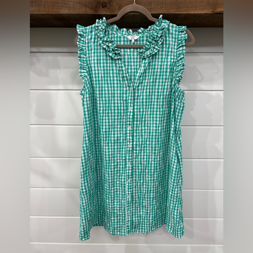 Crown & Ivy Checkered Mini Dress